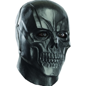 Adult Batman Arkham City Deluxe Black Overhead Latex Mask Costume Accessory Standard size - All