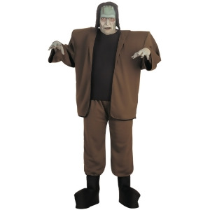 Adult's Mens Plus Size Full Gt Frankenstein Costume Mens Plus Size 46-52 46-52 chest 5'9 5'11 approx 170-190lbs - All