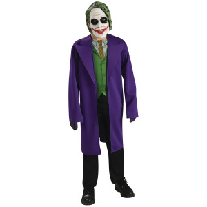 Teens The Dark Knight The Joker Costume Set Size Teen Mens Small 34-36 34-36 chest 5'6 5'10 approx 100-125lbs - All