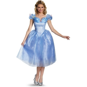Cinderella Disney Movie Adult Deluxe Adult Costume Dress - Womens Small (4-6) approx 24-26 waist~ 35-37 hips~ 33-35 bust 110-120 lbs