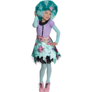 Child's Girls Monster High Frights Camera Action Honey Swamp Costume - Girls Medium (8-10) for ages 5-7 approx 27"-30" waist~ 50-54" height