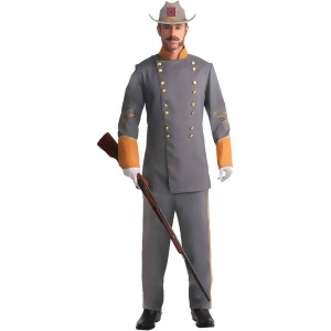 Adult Civil War Confederate Officer Soldier Costume Bundle - Mens Large (42) 5'7" - 6'1" approx 150-180lbs