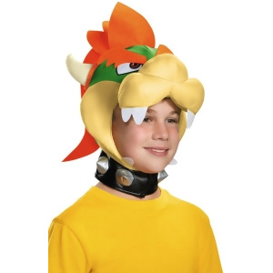 Nintendo Mario Brothers Childs Bowser Headpiece Hat Costume Accessory Standard size - All