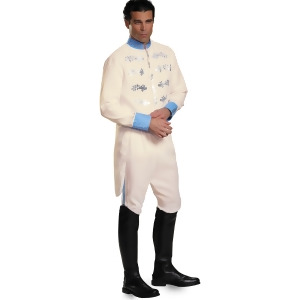 Prince Charming Cinderella Movie Disney Adult Deluxe Adult Costume - XXL (2XL 50-52) 50-52" chest~ 44-46" waist~ 5'11" - 6'1" approx 260-280lbs