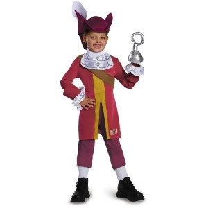 Jake And The Neverland Pirates Captain Hook Toddlers Costume - Toddler (2T) approx 20-21" chest~ 19-20" waist for 30-34" height & 27-30 lbs