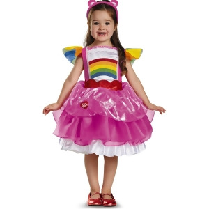 Girls Cheer Bear Care Bears Deluxe Tutu Toddlers Costume Dress - Toddler (2T) approx 20-21" chest~ 19-20" waist for 30-34" height & 27-30 lbs