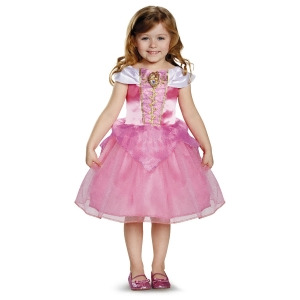 Aurora Sleeping Beauty Disney Toddler Classic Toddlers Costume Dress - Toddler (3T-4T) approx 22-23" chest~ 20-21" waist for 39-42" height & 34-38 lbs