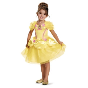Belle Beauty And The Beast Disney Toddler Classic Toddlers Costume Dress - Girls Small (4-6) for ages 3-5~ 36-47 lbs approx 23"-25" chest~ 21"-22" wai