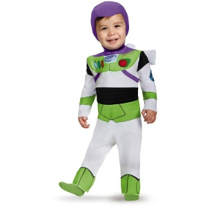 Buzz Lightyear Toy Story Deluxe Infant Baby Costume - Newborn (0-6M) approx 17"-18" chest~ 18-19" waist~ up to 16 lbs