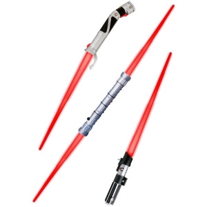 Star Wars Sith Bundle Darth Maul Darth Vader And Count Dooku Lightsabers Varying Sizes - All