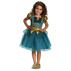 Merida Brave Disney Toddler Classic Toddlers Costume Dress - Toddler (2T) approx 20-21" chest~ 19-20" waist for 30-34" height & 27-30 lbs