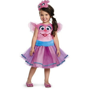 Girls Abby Cadabby Tutu Deluxe Toddlers Sesame Street Dress - Toddler (3T-4T) approx 22-23" chest~ 20-21" waist for 39-42" height & 34-38 lbs