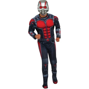 Adult Mens Deluxe Marvel Ant-Man Yellow Jacket Costume With Mask - Mens Standard (44) 44" chest~ 5'9" - 5'11" approx 170-190lbs