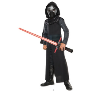 Exclusive Star Wars Ep7 Kid's Deluxe Kylo Ren Bundle With Lightsaber - Boys Small (4-6)