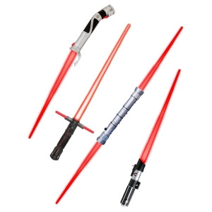 Star Wars Sith Awakens Bundle Darth Maul Vader Dooku And Kylo Ren Lightsabers Varying Sizes - All