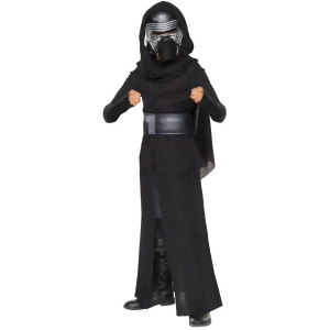 Child's Boys Deluxe Star Wars Episode Vii The Force Awakens Kylo Ren Costume - Boys Small (4-6) for ages 3-5 approx 25"-26" waist~ 44-48" height