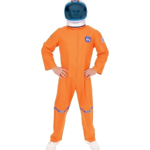 Adult Men's Orange Nasa Astronaut Space Suit Costume And Helmet Bundle - Mens Large (42-44) 42-44" chest~ 5'8" - 6'2" approx 175-190lbs
