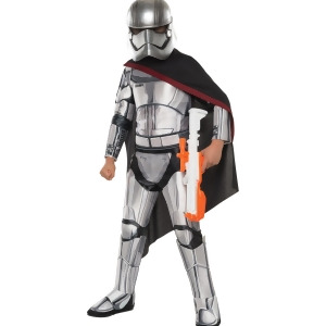 Child's Super Deluxe Star Wars Episode Vii Force Awakens Captain Phasma Costume - Girls Large (12-14) for ages 8-10 approx 31"-34" waist~ 55-60" heigh