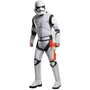 Star Wars Episode Vii Deluxe Stormtrooper Adults Costume And Blaster Bundle - Mens X-Large (44-46) 44-46" chest~ 5'9" - 6'2" approx 190-210lbs