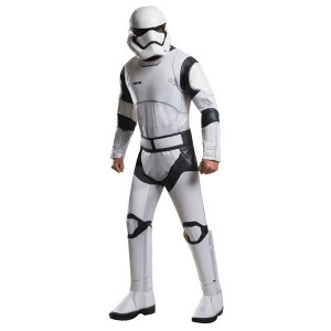Star Wars Episode Vii The Force Awakens Deluxe Stormtrooper Adults Costume - Mens X-Large (44-46) 44-46" chest~ 5'9" - 6'2" approx 190-210lbs