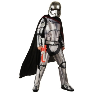 Star Wars Episode Vii Deluxe Captain Phasma Adults Costume And Blaster - Mens X-Large (44-46) 44-46" chest~ 5'9" - 6'2" approx 190-210lbs