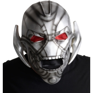 Adult's Marvel Avengers 2 Ultron Deluxe Overhead Latex Mask Costume Accessory Standard size - All