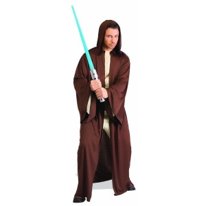 Adult Star Wars Brown Jedi Knight Robe Obi-Wan Kenobi Costume - Mens X-Large (44-46) 44-46" chest~ 5'9" - 6'2" approx 190-210lbs