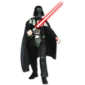 Deluxe Star Wars Darth Vader Adult's Costume - Mens Standard (44) 44" chest~ 5'9" - 5'11" approx 170-190lbs