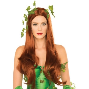 Adult Womens Poison Ivy Batman Super Villain Wig Costume Accessory Standard Size - All