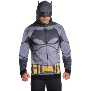 Adult's Mens Batman Dawn Of Justice Hoodie Top Costume - Mens Standard (44) 44" chest~ 5'9" - 5'11" approx 170-190lbs