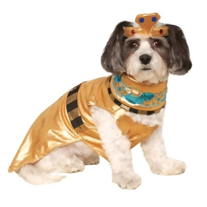 Cleopatra Ancient Egyptian Queen Of The Nile Pet Dog Costume - Pet Small (14) 11" Neck to tail & 14" chest