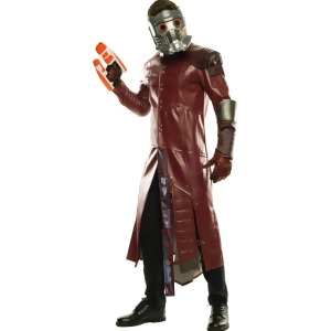 Adult's Mens Deluxe Guardians Of The Galaxy Star Lord Grand Heritage Costume - Mens X-Large (44-46) 44-46" chest~ 5'9" - 6'2" approx 190-210lbs