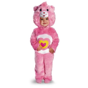 Child's Deluxe Care Bears Wonderheart Bear Plush Costume - Toddler (3T-4T) approx 22-23" chest~ 20-21" waist for 39-42" height & 34-38 lbs