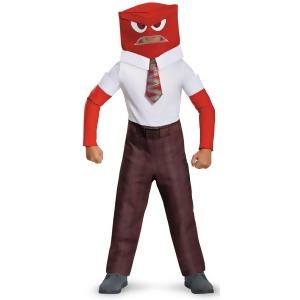 Child's Boys Disney Inside Out Anger Emotion Costume - Boys Medium (7-8) for ages 5-7~ 48-60 lbs approx 26"-27" chest & 23"-24" waist
