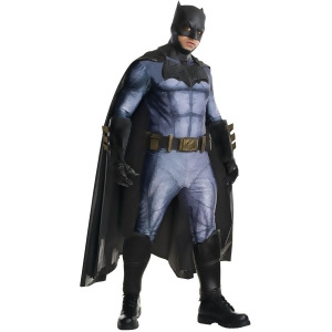 Adult's Mens Deluxe Grand Heritage Dawn Of Justice Batman Costume - Mens Standard (44) 44" chest~ 5'9" - 5'11" approx 170-190lbs