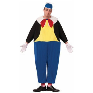 Adult's Mens Classic Wonderland Tweedle Dum Costume Standard 42-44 42-44 chest 5'9 5'11 approx 160-185lbs - All