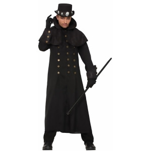 Adults Mens Steampunk Voodoo Witch Doctor Warlock Coat Costume Standard 42-44 42-44 chest 5'9 5'11 approx 160-185lbs - All
