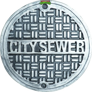 Adult's Teenage Mutant Ninja Turtles 24 Sewer Cover Shield Costume Accessory 24 diameter - All