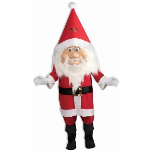 Mens Parade Pleaser Oversized Christmas Santa Mascot Costume Large 42-44 Standard 42-44 42-44 chest 5'9 5'11 approx 160-185lbs - All