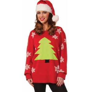 Funny Ugly Christmas Sweater O' Christmas Tree - Large (42-46)