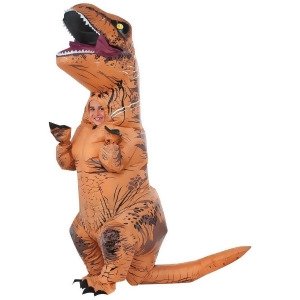 Child's Jurassic World Inflatable Tyrannosaurus Rex T-Rex Costume One Size 1-size fits most up to approx size 10 - All