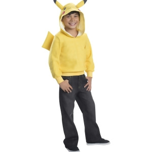 Child's Pikachu Electric Type Original 150 Pokemon Hoodie Costume - Boys Medium (8-10) for ages 5-7 approx 27"-30" waist~ 50-54" height