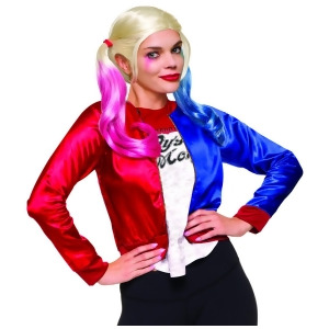 Adult's Womens Dc Comics Harley Quinn Suicide Squad Super Villain Jacket Costume - Womens Medium (8-10) approx 35-37" bust & 27-29" waist