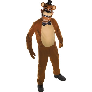 Child's Five Nights At Freddy's Freddy Bear Survival Horror Costume - Boys Medium (8-10)