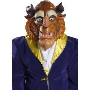 Adult's Deluxe Disney Beauty And The Beast Mask Costume Accessory Standard size - All