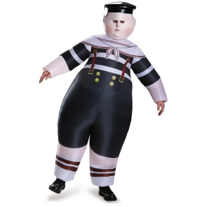 Adult's Mens Inflatable Alice Through The Looking Glass Tweedle Dee Dum Costume Up to a size Mens Large-XL 42-46 44-46 chest 38-42 waist 5'9 5'11 appr