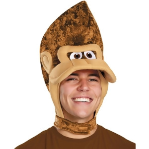 Adult's Nintendo Donkey Kong Gorilla Monkey Headpiece Costume Accessory standard size - All