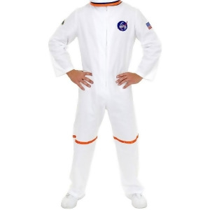 Adult Men's White Nasa Astronaut Space Suit Costume - Mens X-Small (34-36) 34-36" chest~ 5'5" - 5'9" approx 100-125lbs