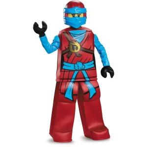 Girls Prestige Lego Ninjago Blue Ninja Water Warrior Nya Costume - Girls Small (4-6x) for ages 3-5~ 39-50 lbs approx 23"-26" chest~ 21"-23" waist~ 23-