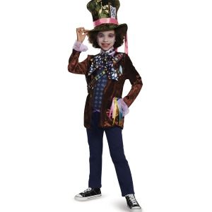 Child's Boys Alice Through The Looking Glass Mad Hatter Costume - Boys Small (4-6) for ages 3-5~ 36-47 lbs approx 23"-25" chest~ 21"-22" waist~ 23-25"